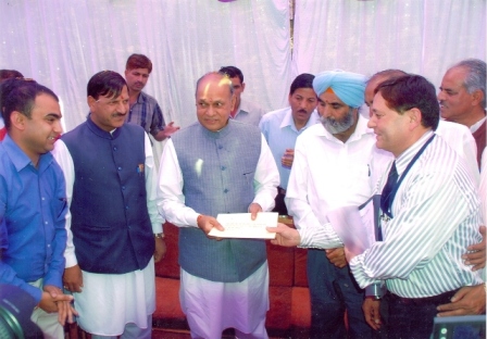 CM Relief Fund donation event photo