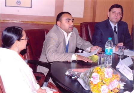Administrator addressing Customer Meet 2009